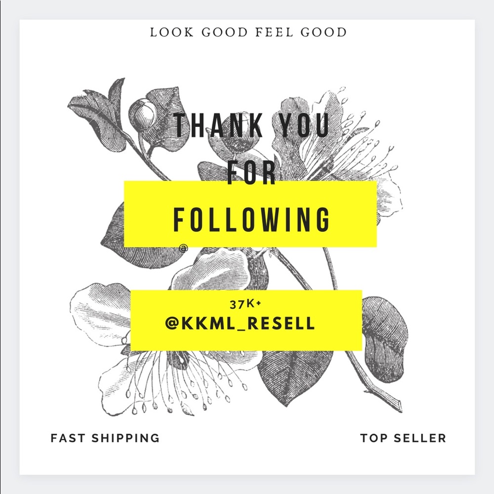 Thank you for shopping with @Kkml_ReSELL!